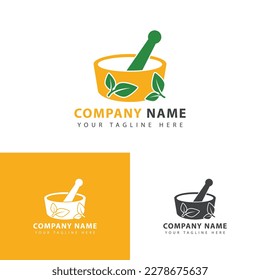 Abstract leaf bowl icon logo design template. Vector illustration