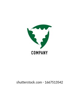 Abstrakte Blattzyklus-Illustration. Design-Vorlage für das Naturlogo Recycling des Logo-Konzepts einzeln auf weißem Hintergrund. Rettet die Erde, rettet unseren Planeten!