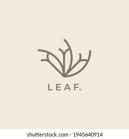 Abstraktes Blumenlogo Symbol, Vektordesign. Universal Creative Premium Symbol. Graceful Mode Boutique Vektorzeichen.