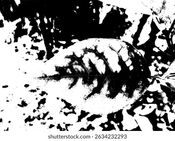 Abstrato folha grunge vetor padrão artístico fundo e textura. 