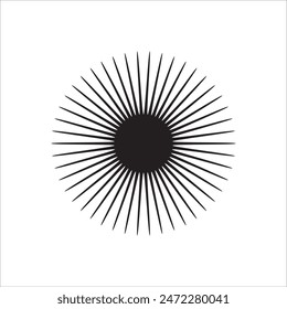 Abstract leaf hand drawn vector element