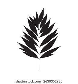 Abstract leaf icon art design.