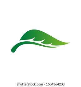 Abstract Leaf Logo Design Template
