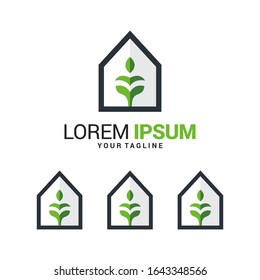 Abstract Leaf Logo design vector template. Eps 10