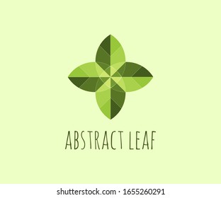 Abstract Leaf logo, suitable for nature companies and other organizations