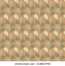 Abstract leaf motif.Vector illustration.Decorative Geometric ornament element of leaves. hand-drawn outline design for fabric, clothing, print, cover, banner design.