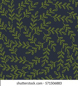 Abstract leaf, ornament pattern background