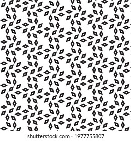 Abstract leaf ornament pattern design with black stripes. seamless pattern vector. Used for wallpaper, decoration, textiles, backgrounds and more.