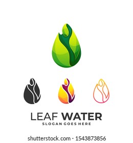 Abstract Leaf Overlap Illustration Vector Design Template. Suitable for Creative Industry, Multimedia, entertainment, Educations, Shop, and any related business