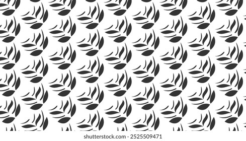 Abstract Leaf Pattern Artistic and Contemporary Designs for Creative Projects.