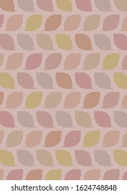 Abstract leaf pattern background image