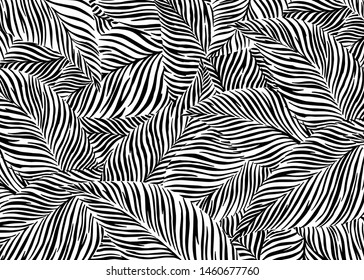 Abstract leaf pattern background. Vector illustration background. For print, textile, web, home decor, fashion, surface, graphic design