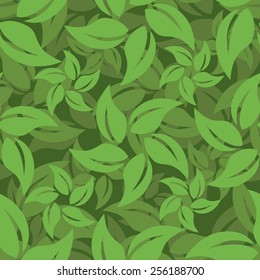 Abstract leaf pattern, seamless vector illustration for your design, eps10