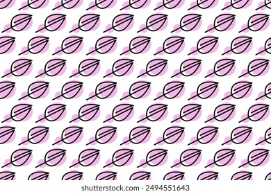 Abstract leaf seamless pattern background. Nature seamless pattern background