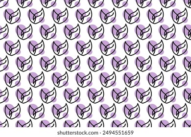 Abstract leaf seamless pattern background. Nature seamless pattern background