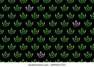 Abstract leaf seamless pattern background. Nature seamless pattern background