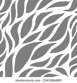abstract leaf seamless pattern background