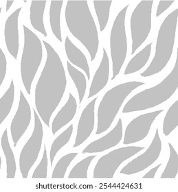 abstract leaf seamless pattern background