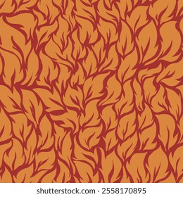 abstract leaf seamless pattern background, foliage seamless pattern for print, fabric, or wrapping paper.
