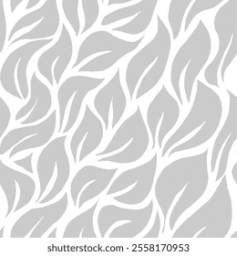 abstract leaf seamless pattern background, foliage seamless pattern for print, fabric, or wrapping paper.