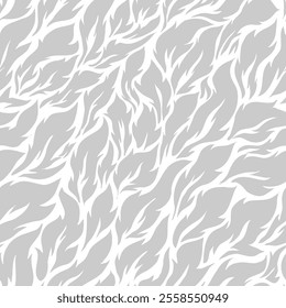 abstract leaf seamless pattern background, foliage seamless pattern for print, fabric, or wrapping paper.