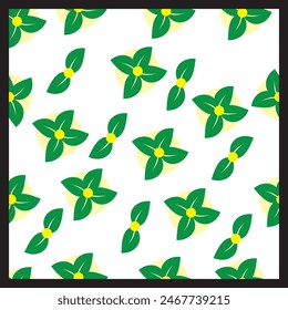 Abstract leaf seamless pattern design