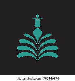 Abstract leaf symbol