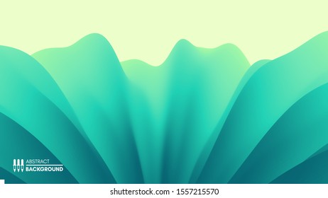 Abstract leaf texture. Floral background. Vector illustration with dynamic effect. 