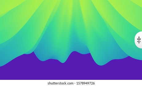 Abstract leaf texture. Floral background. Vector illustration with dynamic effect. 