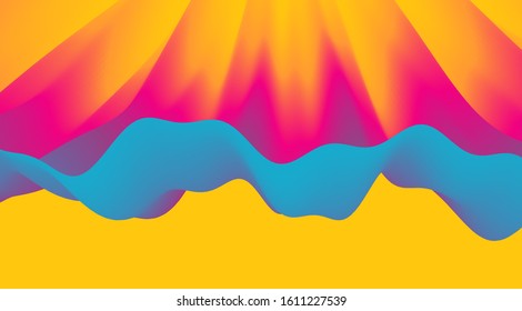 Abstract leaf texture. Floral background. Vector illustration with dynamic effect. 