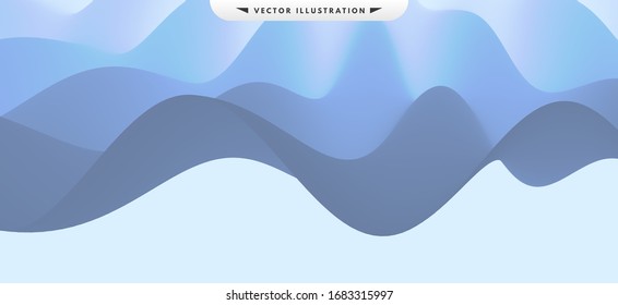 Abstrakte Blattstruktur.Blumenhintergrund. Vektorillustration mit dynamischem Effekt. 