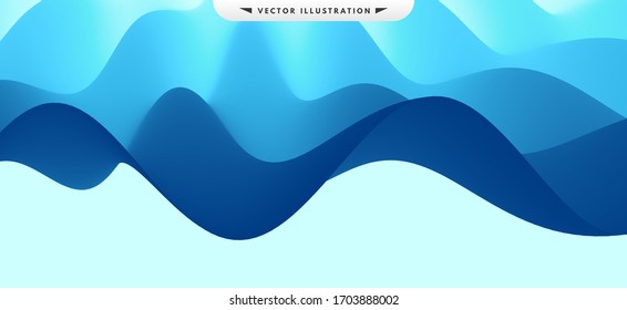 Abstract leaf texture. Floral background. Vector illustration with dynamic effect. 