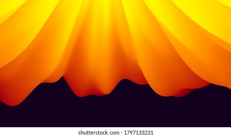 Abstract leaf texture. Floral background. Mushroom. Vector illustration with dynamic effect. 
