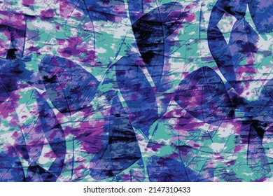 Abstract leaf texture pattern. Multi colorful grunge leaf texture background.