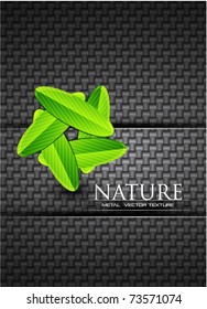 Abstract leaf vector background