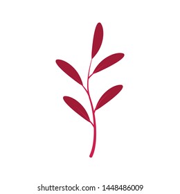 Abstract leaf. Vector design element. Leaf vector icon