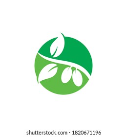 Abstract Leaf Vector , Food Logo