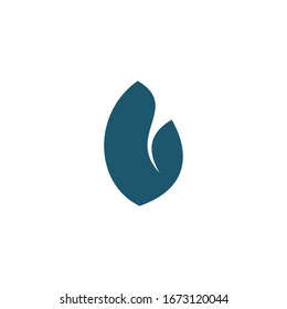 Abstract leaf vector illustration, perfect for personal branding and more related.