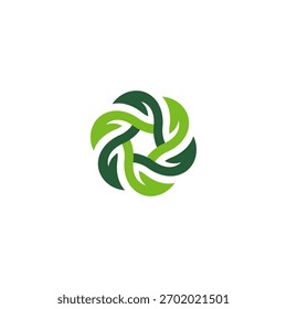 abstract leaf vortex growth leaf, plant symbol green