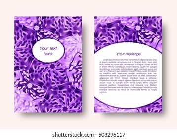 Abstract leaflet or brochure template with place for text
