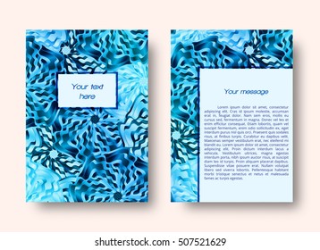Abstract leaflet or brochure template with place for text
