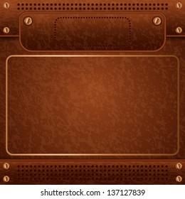 Abstract leather vector background