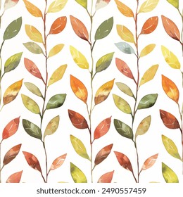 Abstract Leave design. Pattern with leave seamless. Grunge textured abstract art vector  with flower and plants in watercolor style.