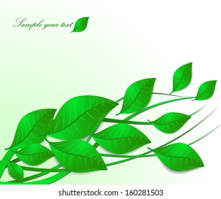 Abstract leaves