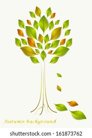 Abstract leaves