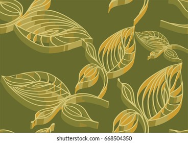 Abstract leaves