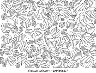 Abstract leaves background.