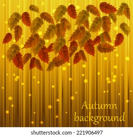 Abstract leaves background