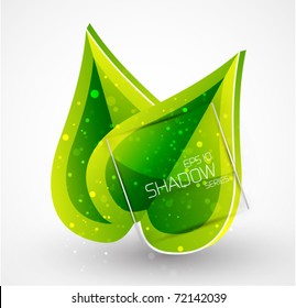 Abstract leaves background