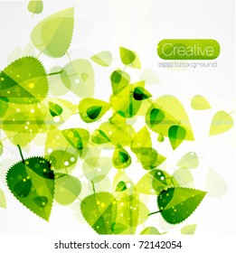 Abstract leaves background